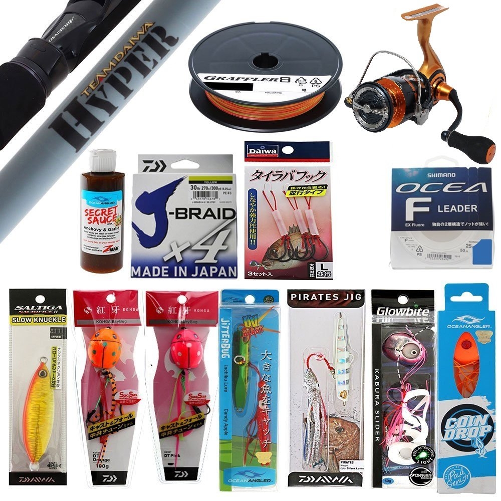Daiwa Sol HD 2500D-H Hyper Slow Jigging Value Package 6ft 6in PE1-2 1pc