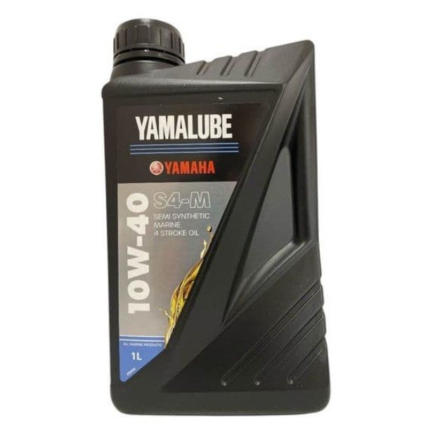 Yamaha Yamalube S4-M 10W-40 4-Stroke Semi-Synthetic Marine Engine Oil 1L 