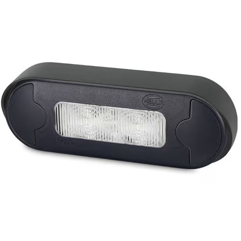 Hella Marine DuraLED Trailer Number Plate Slim Insert with Spacer Mount 0.5m Cable