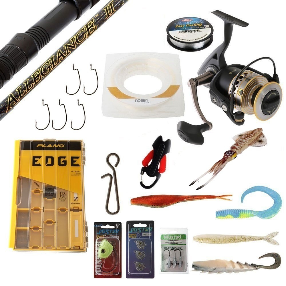 PENN Battle Allegiance Ultimate Softbait Tackle Package 7ft 4-7kg 2pc