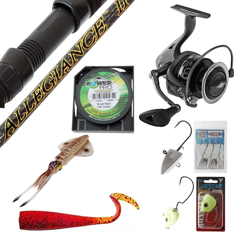 Tica Flash Cast 4000 PENN Allegiance Softbait Package 7ft 4-7kg 2pc