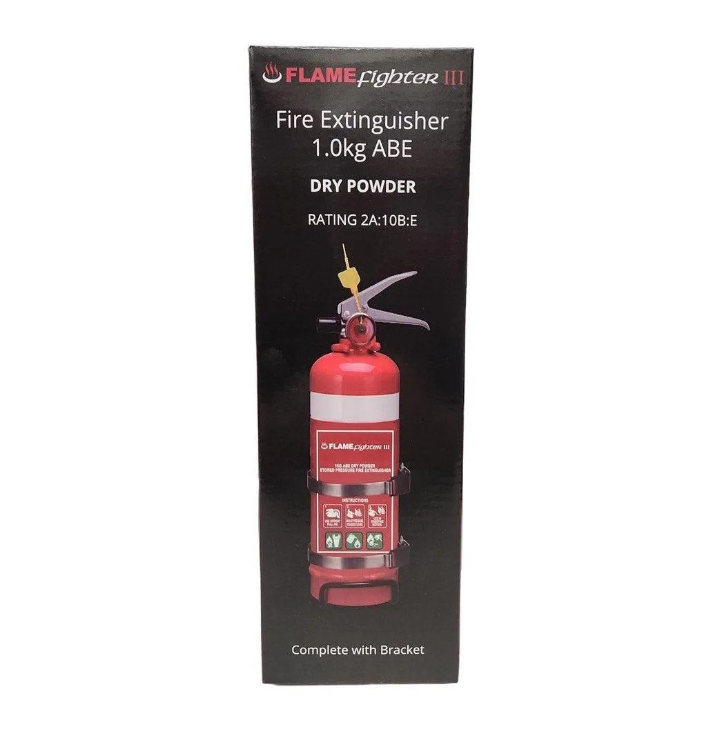 Flamefighter III ABE Dry Powder Fire Extinguisher 1kg 2A:10B:E