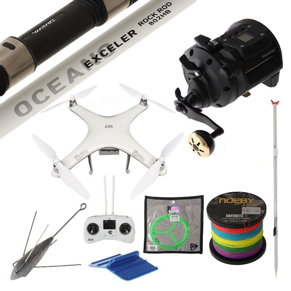 Condor A22S Daiwa Tanacom Electric Reel Drone Fishing Package 8ft 10-15kg 2pc