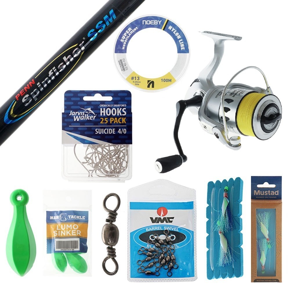 Jarvis Walker Pro Power 6000 Penn Spinfisher Boat Fishing Package 7ft 5-8kg 1pc
