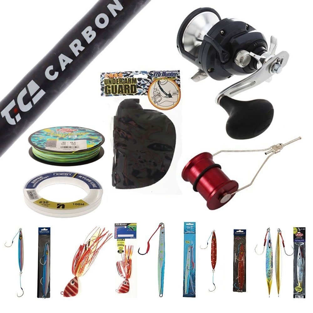 Shimano Torium 16A HG TiCA Carbon Kingfish Jigging Package 5ft 5in PE4-8 1pc