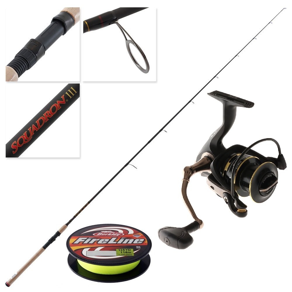 Fin-Nor Trophy 30 PENN Squadron Soft Bait Package 7ft 2in 10-30lb 2pc