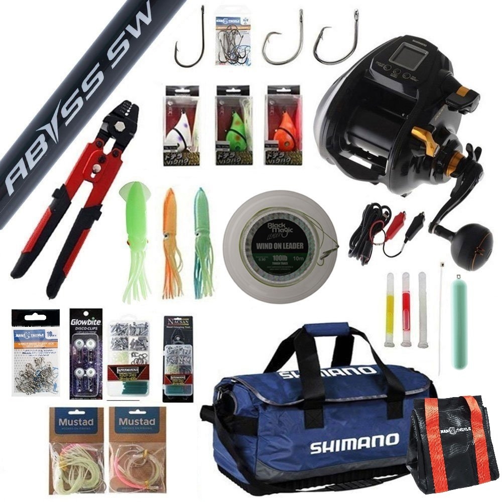 Shimano Beastmaster 9000B Ultimate Electric Deep Water Package 6ft 80-130lb 2pc