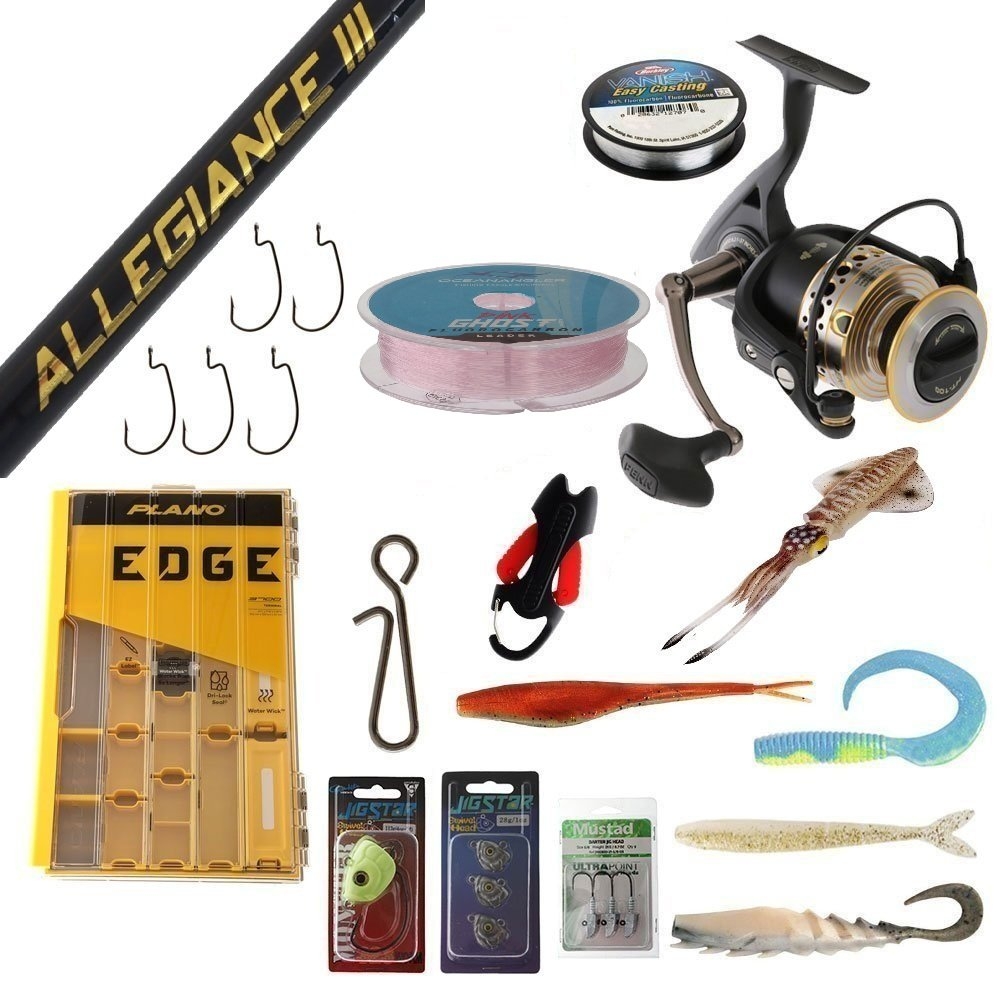 PENN Battle Allegiance Ultimate Softbait Tackle Package 7ft 6-10kg 2pc