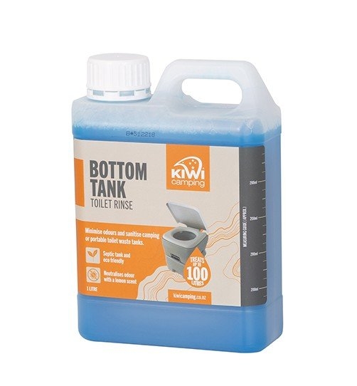 Kiwi Camping Portable Toilet Bottom Tank Rinse 1L