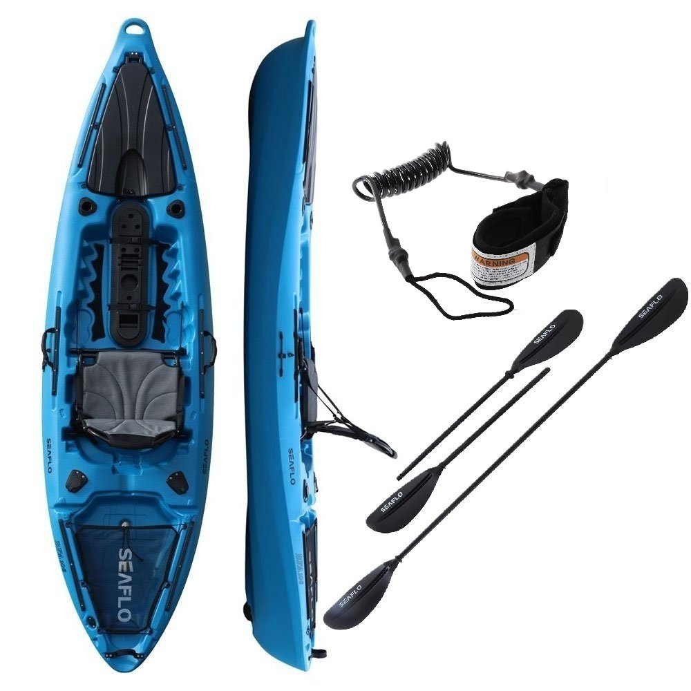 Seaflo Wakatipu Fishing Kayak with Paddle and Leash 10ft 6in