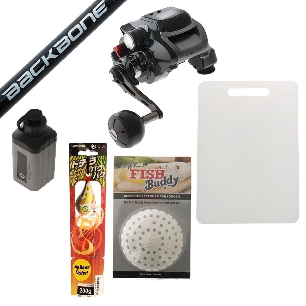 Shimano Plays 600 Electric Slow-Jig Boat Combo incl Battery 7ft 6-10kg 1pc