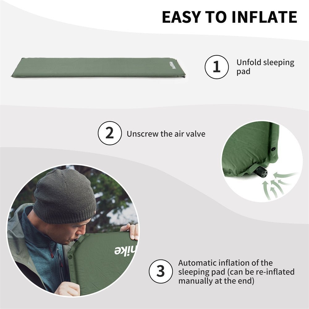 Naturehike Self Inflating Sleeping Mat Grey