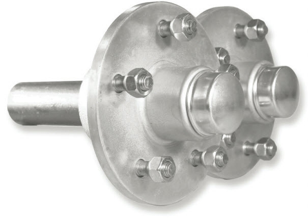 Trojan Non Brake Standard Hub and Stub Kit 1750kg 5 x 120mm x 7/16in