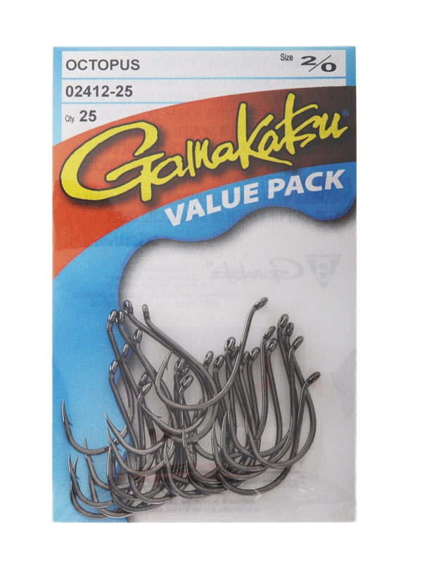 Gamakatsu Octopus Hooks 2/0 Qty 25