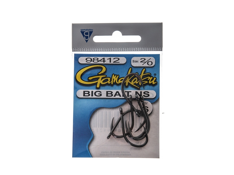 Gamakatsu Big Bait NS Hooks 2/0 Qty 6