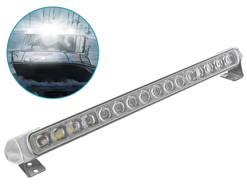 Hella Marine Sea Hawk-470 LED Floodlight 12/24V DC Combination Lens - White