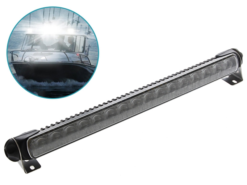 Hella Marine Sea Hawk-470 LED Floodlight 12/24V DC Spread Lens - Black