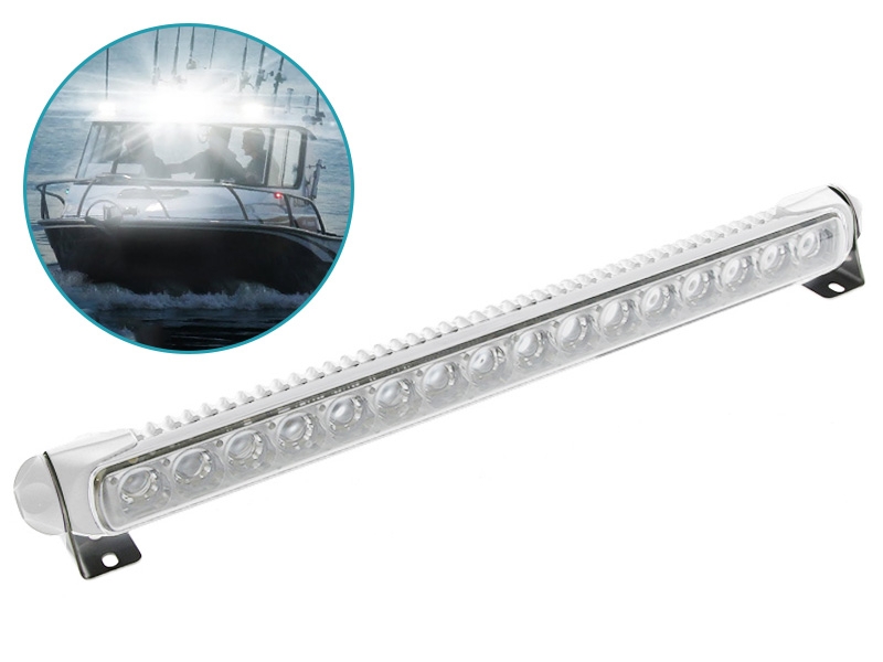 Hella Marine Sea Hawk-470 LED Floodlight 12/24V DC Spot Lens - White