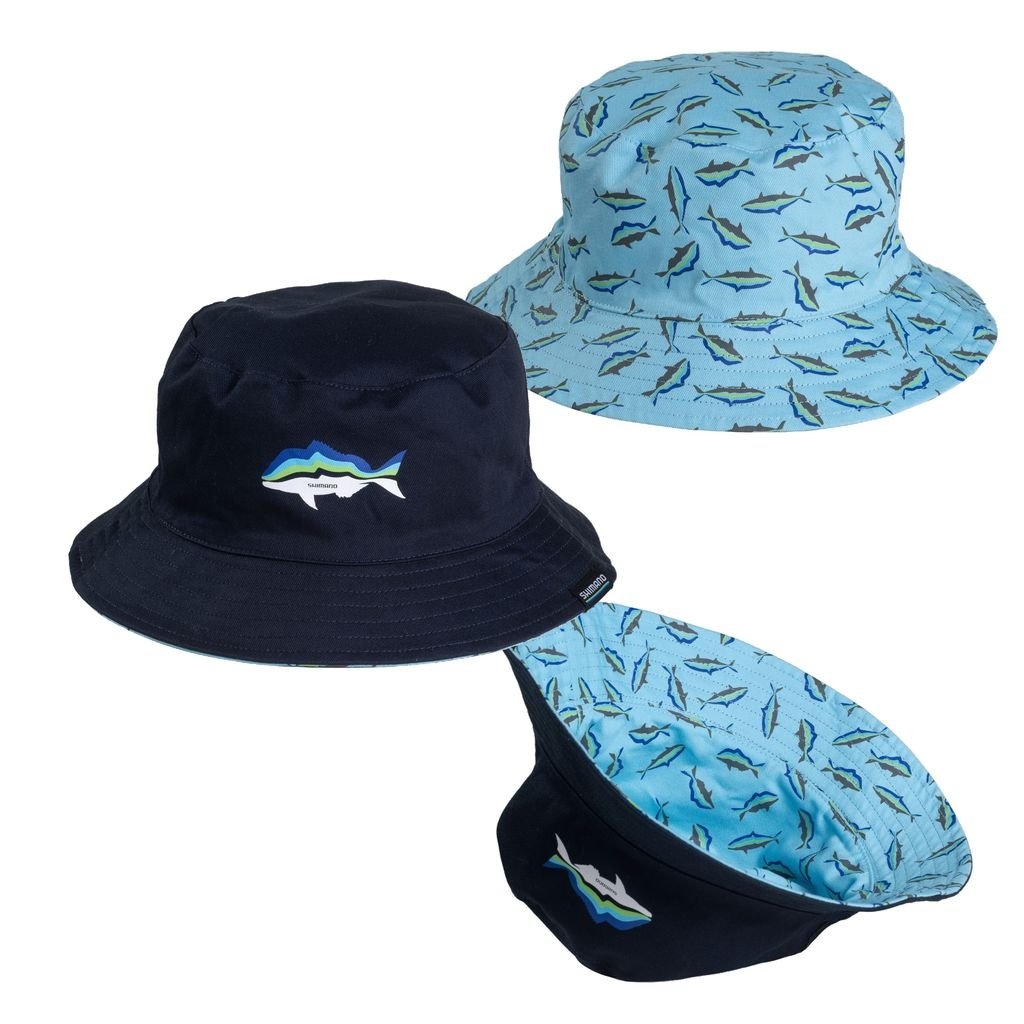 Shimano Tri-Colour Reversible Bucket Hat