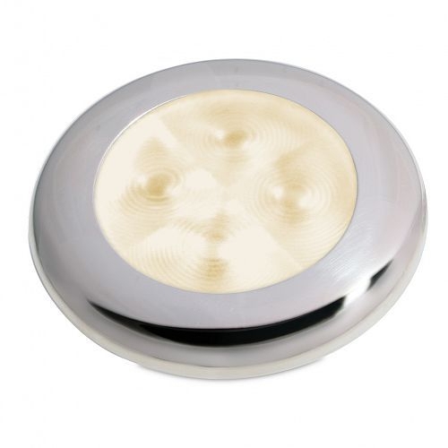 Hella Marine Round Courtesy Lamp S/S Rim White 12V