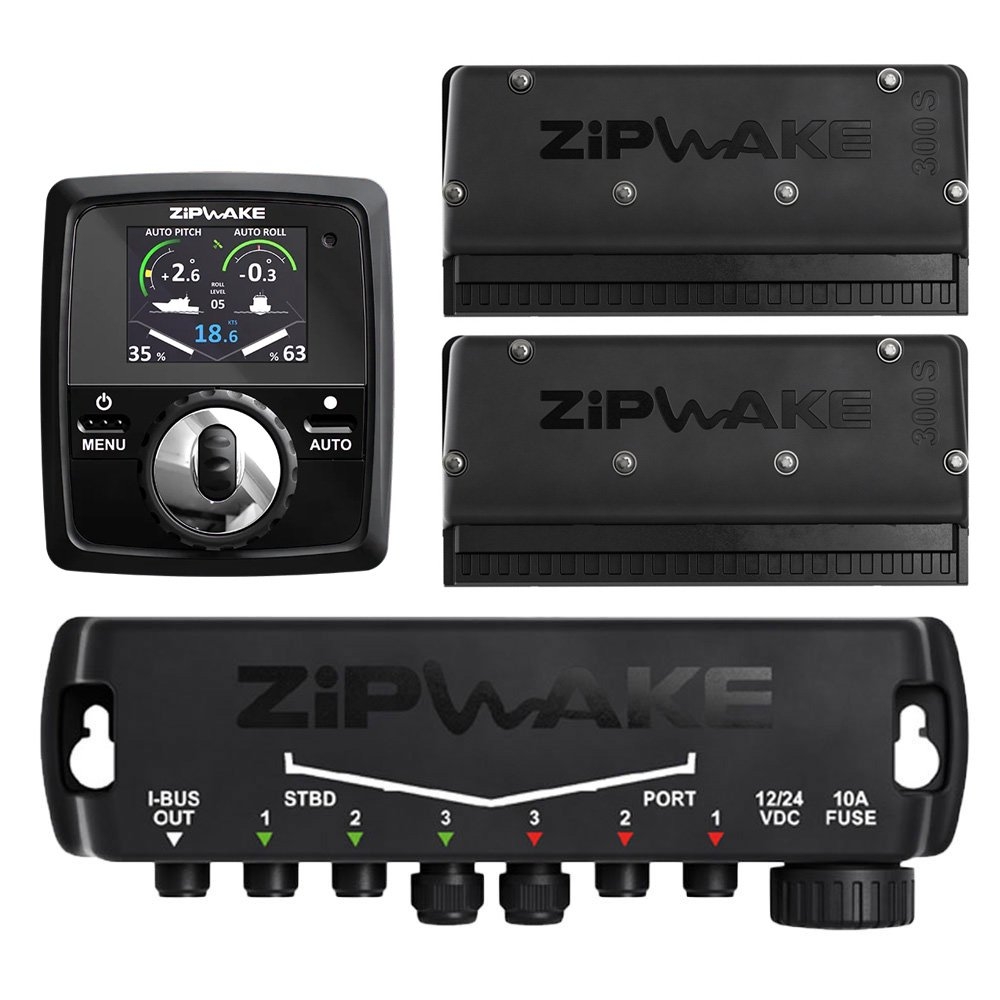 Zipwake KB300-S Dynamic Trim Control System Kit Straight 300mm