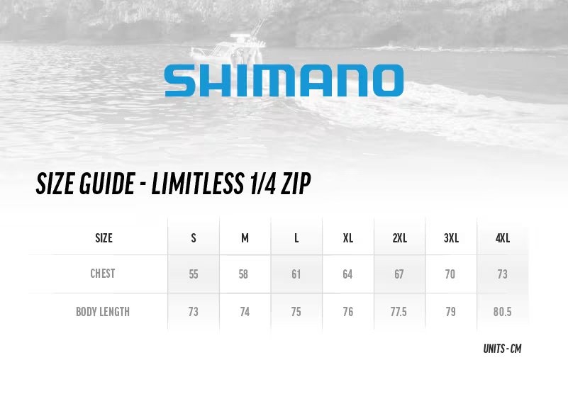 Shimano Limitless 1/4 Zip Mens Fleece Pullover 