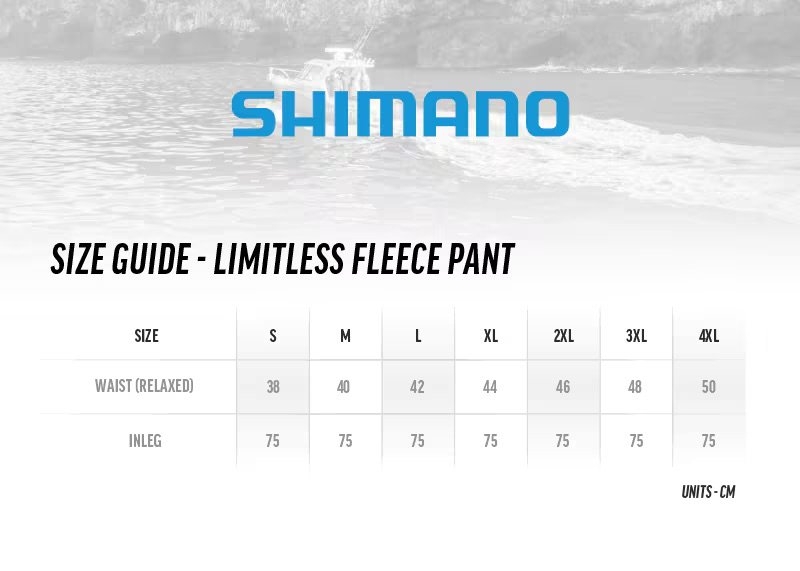 Shimano Limitless Mens Fleece Track Pants