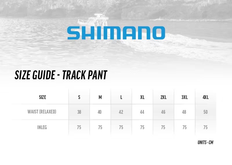 Shimano Coastal Mens Fleece Track Pants