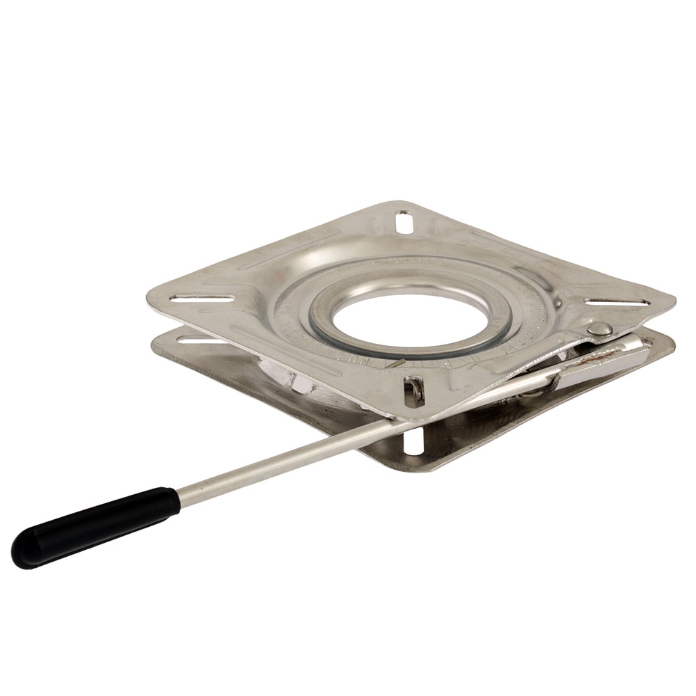 Locking Boat Seat Swivel - Stainless Steel