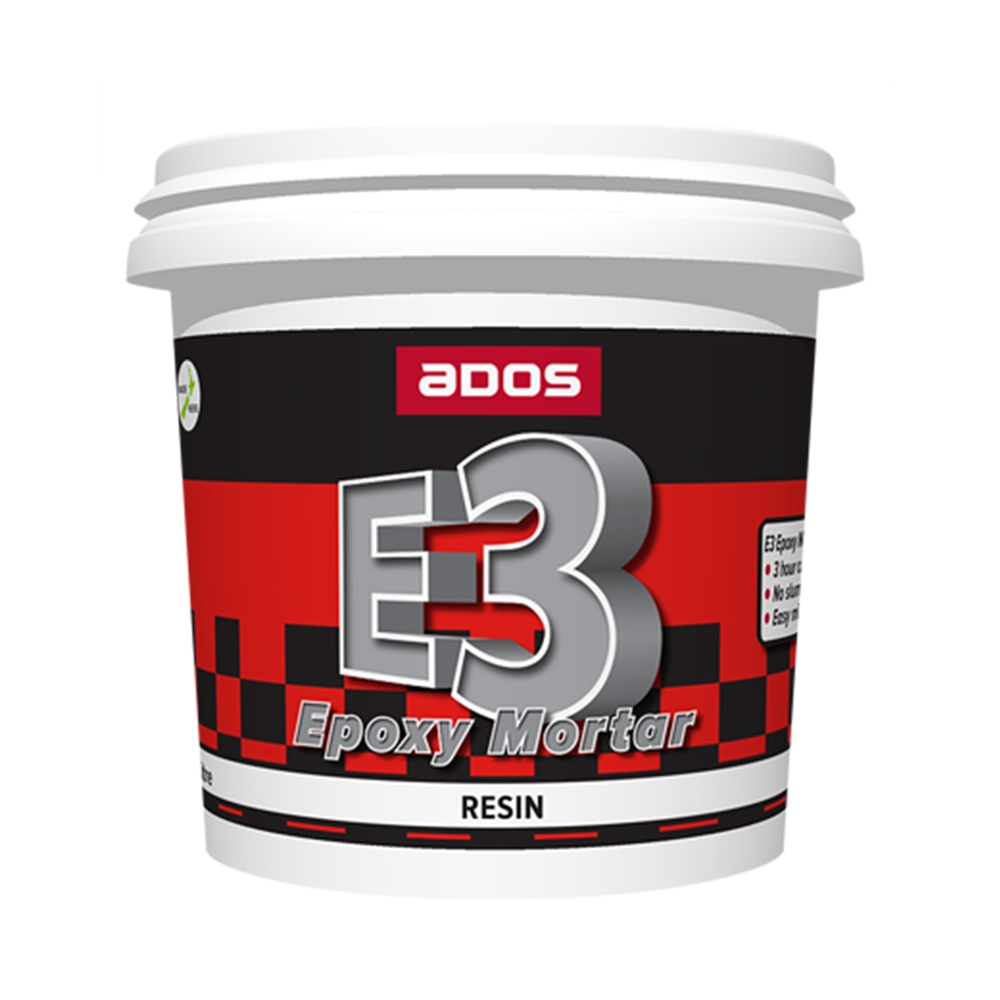Ados E3 Epoxy Mortar Hardener and Resin Pack 8L