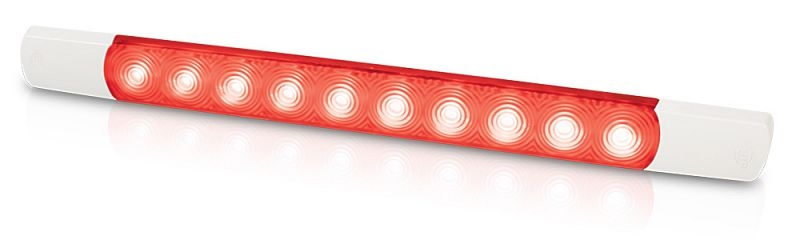 Hella Marine LED Courtesy Strip Lamp (1.5 W) Surface Mount 12V Red