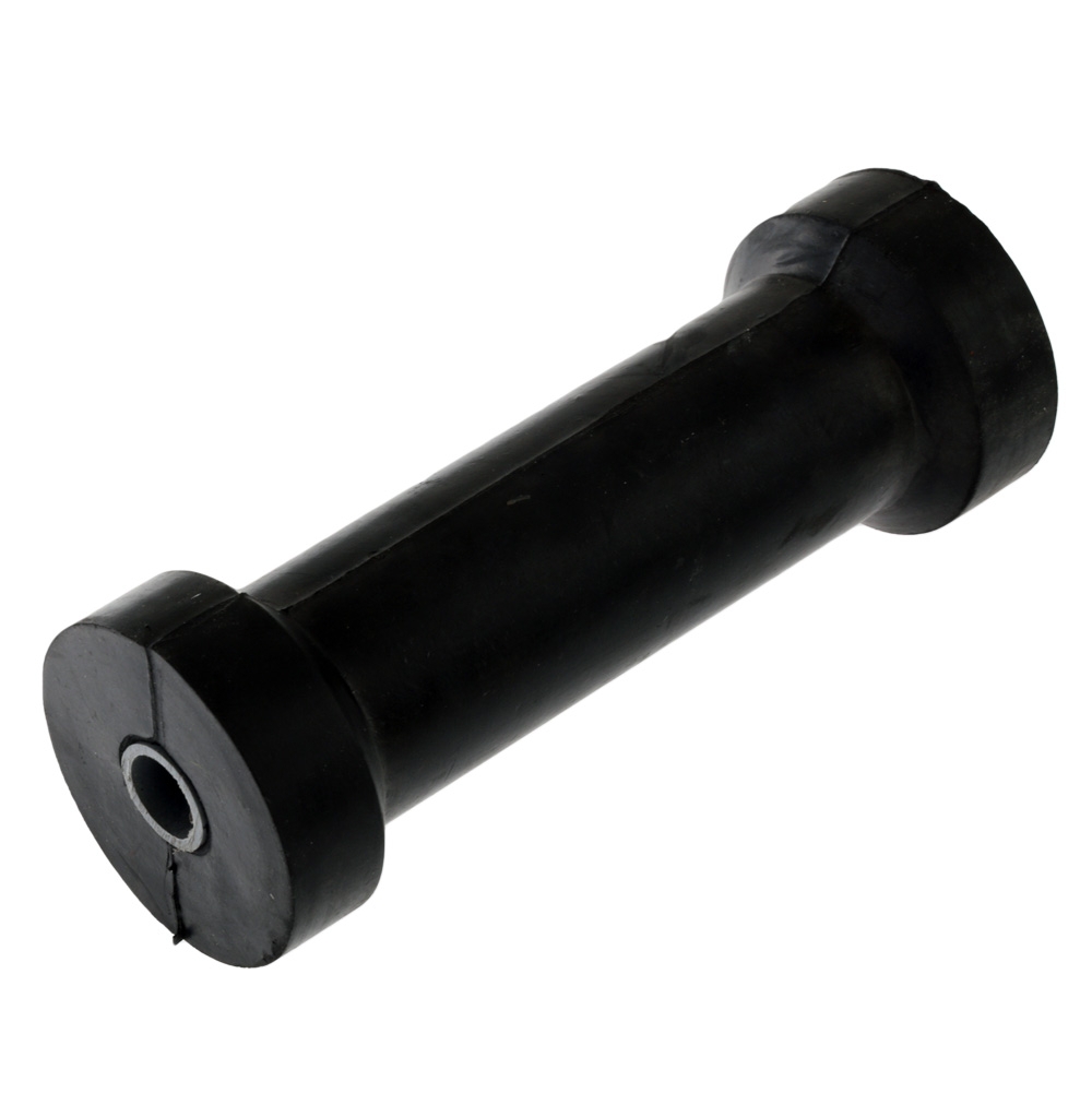 Rubber Trailer Roller STD Keel 201mm - 17mm Bore