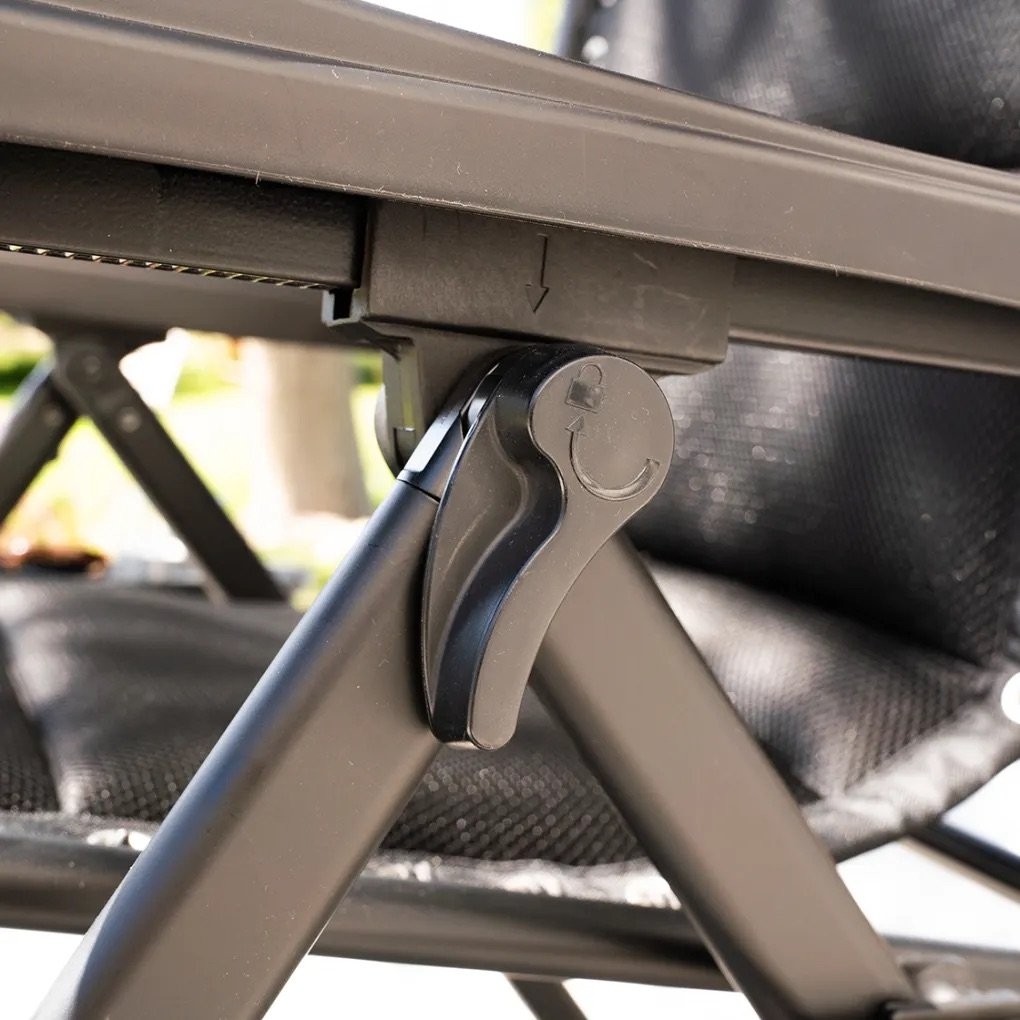 Travellife Barletta Relax Camping Chair Dark Grey