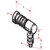 BLA Stainless Steel Ball Joint for 30 Cable Series M6