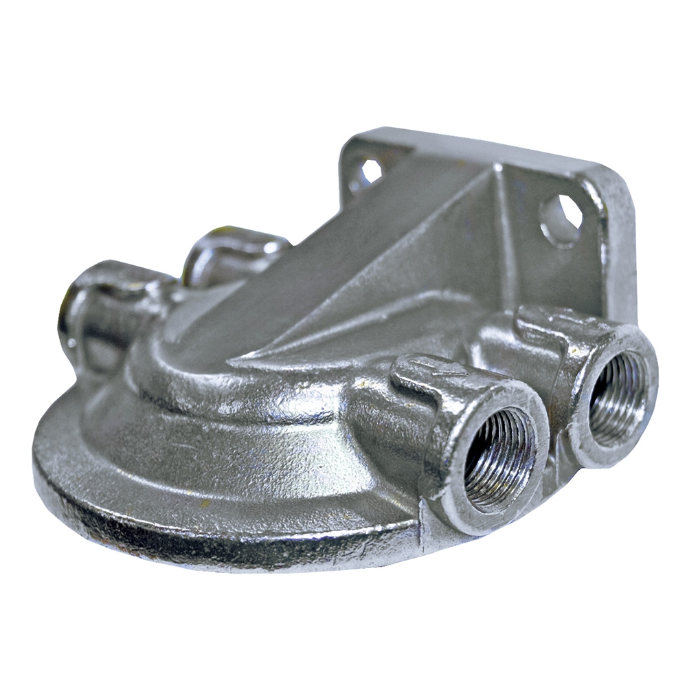 Replacement Cast Stainless Steel Head for Fuel Filter with Clear Bowl