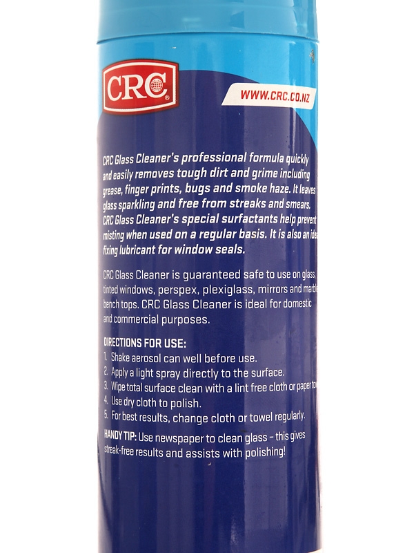 CRC Glass Cleaner Aerosol 500ml