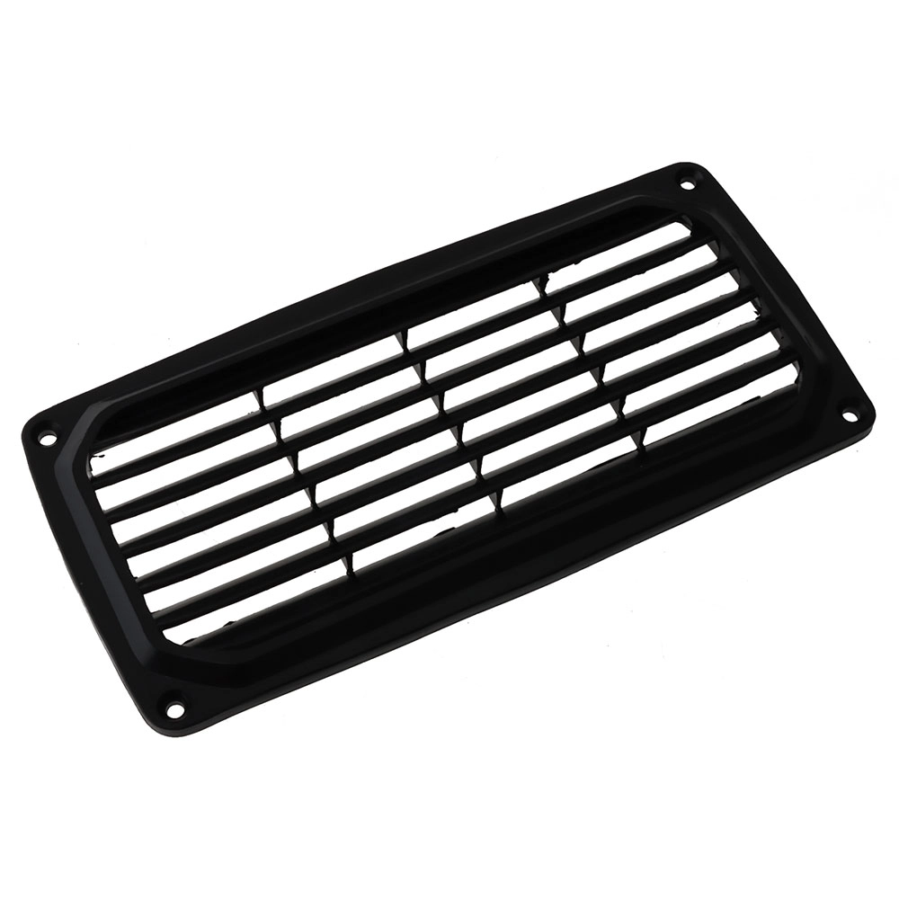 Plastic Louvre Vent Black 200x100mm Plastic Louvre Vent Black 200x100mm