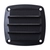 Plastic Louvre Vent Black 86x86mm