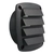 Plastic Louvre Vent with Tail Black 127x127mm