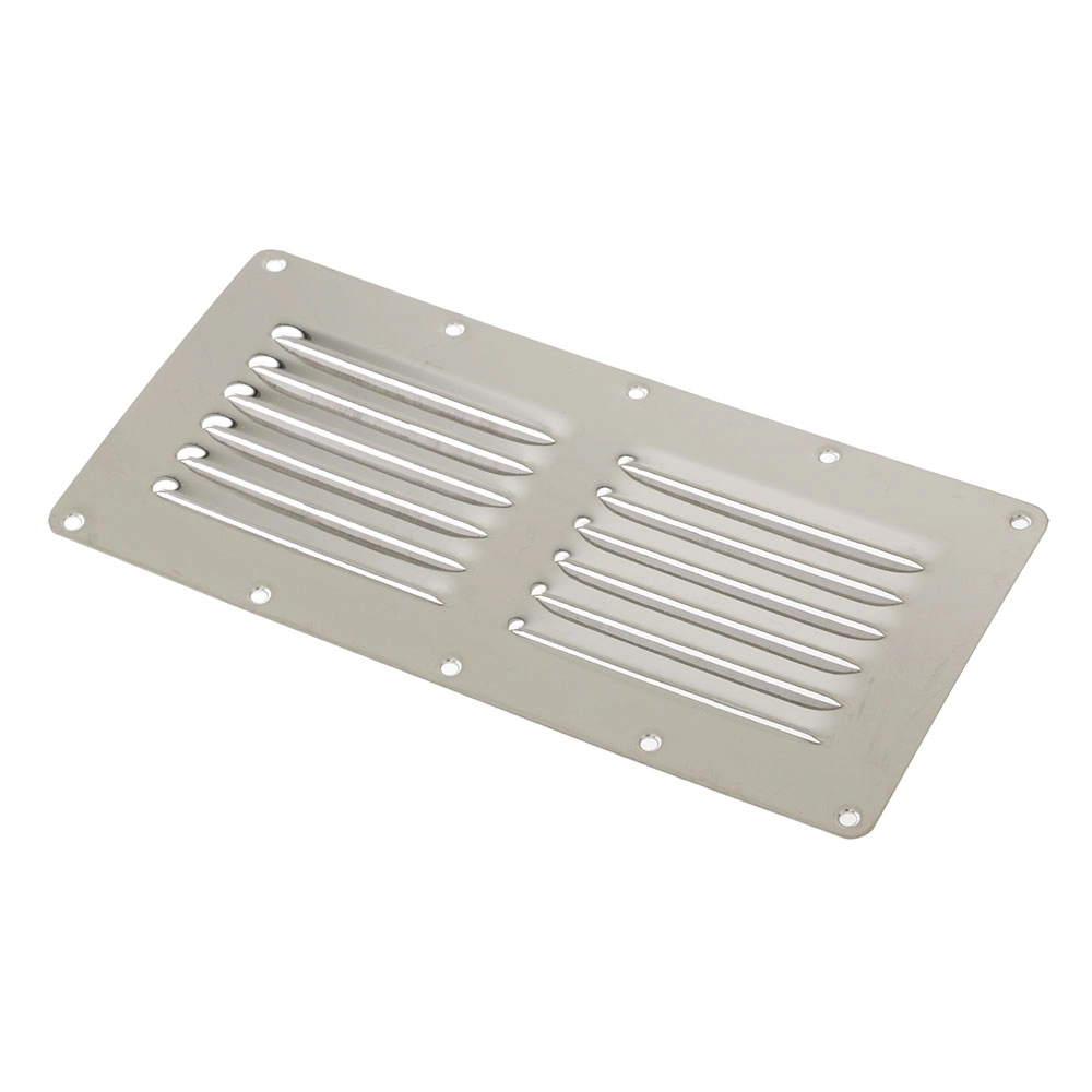 Stainless Steel Louvre Vent - 2x6 Louvres Stainless Steel Louvre Vent - 2x6 Louvres