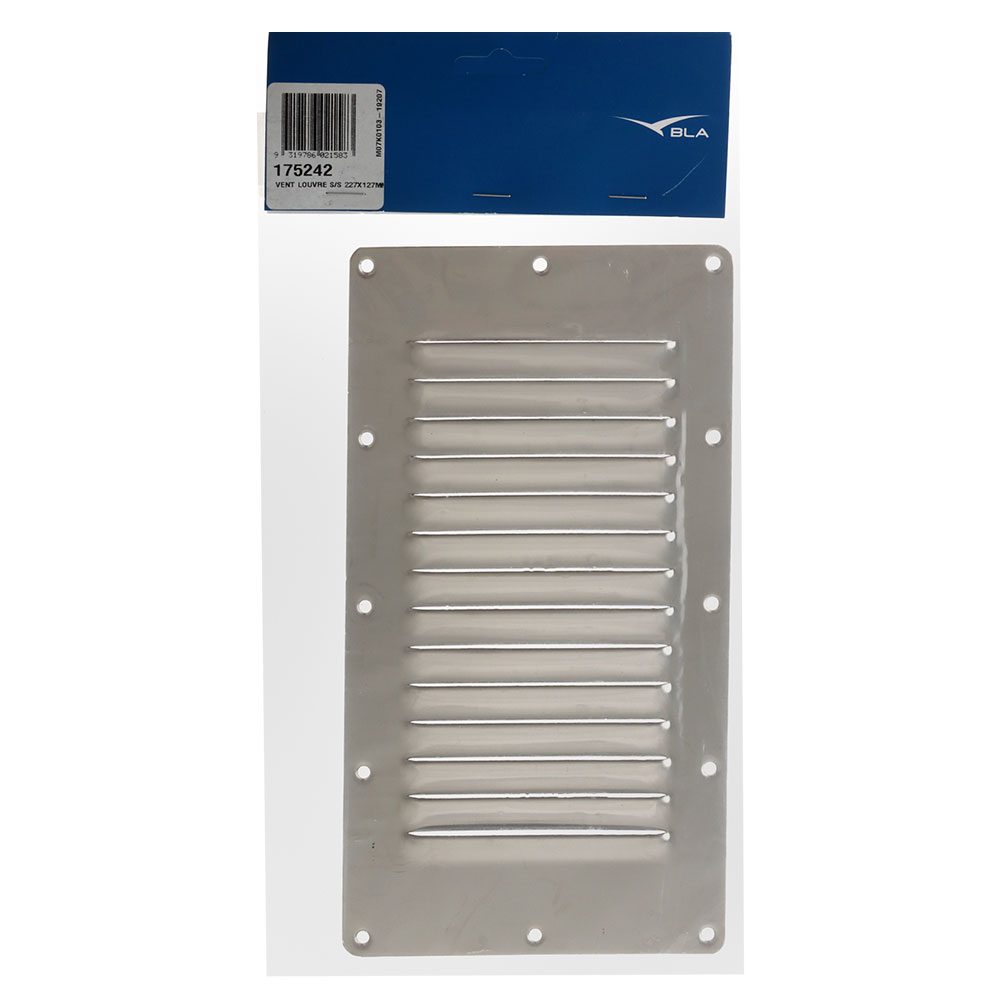 Stainless Steel Louvre Vent - 14 Louvres