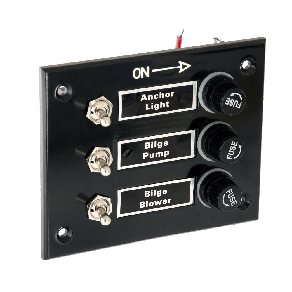 Bakelite 3 Gang Switch Panel