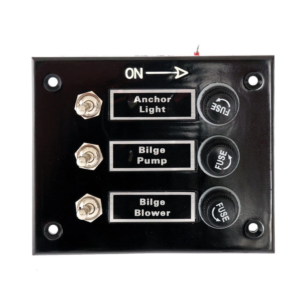 Bakelite 3 Gang Switch Panel