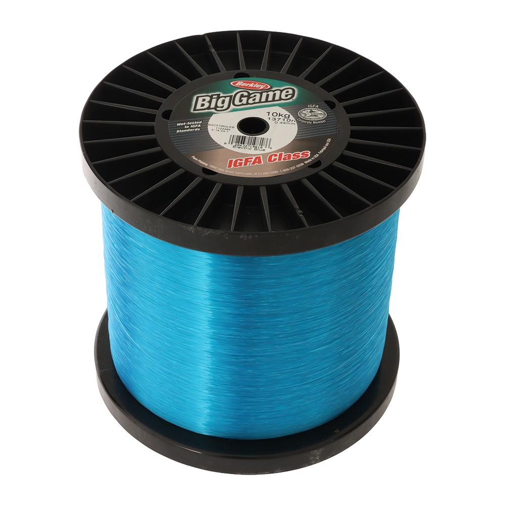 Berkley IGFA Big Game Monofilament Line Bulk Large Spool Electric Blue 13700m 10kg 0.44mm