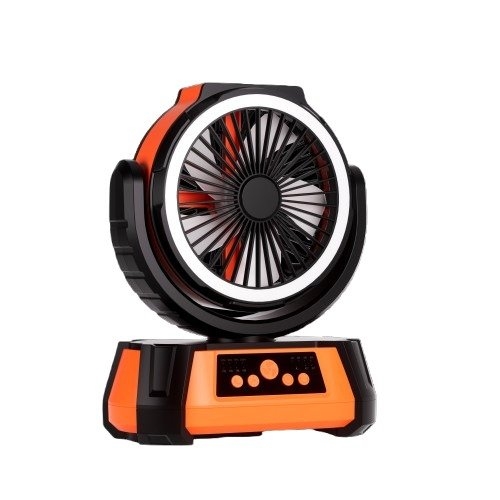 Fantastic Portable Rechargeable Camping Fan w/ LED Light 20000mAh