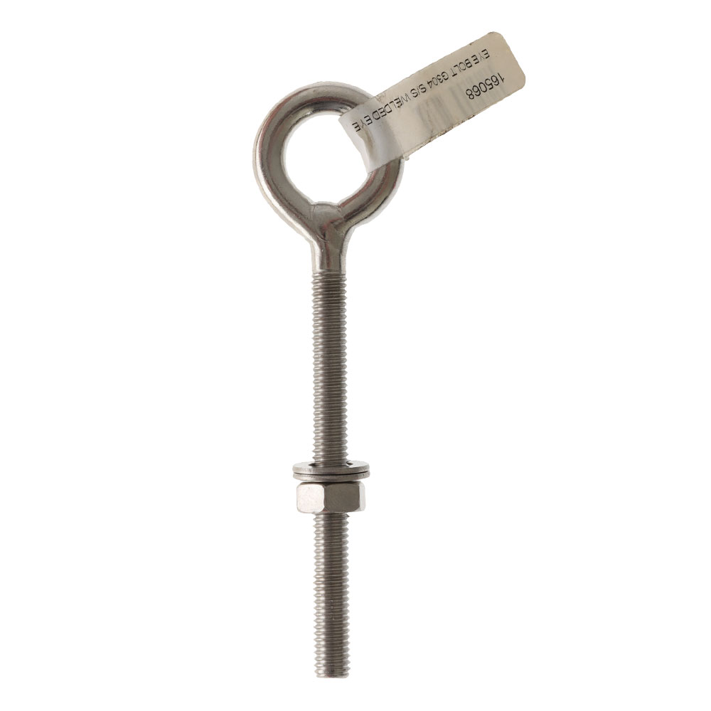 Stainless Steel Eye Bolts - M8 118x85x17mm