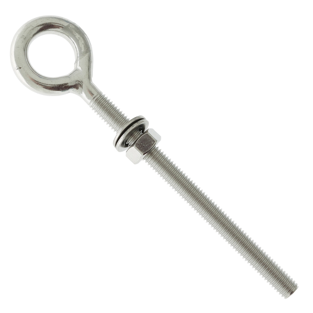 Stainless Steel Eye Bolts - M8 137x105x17mm