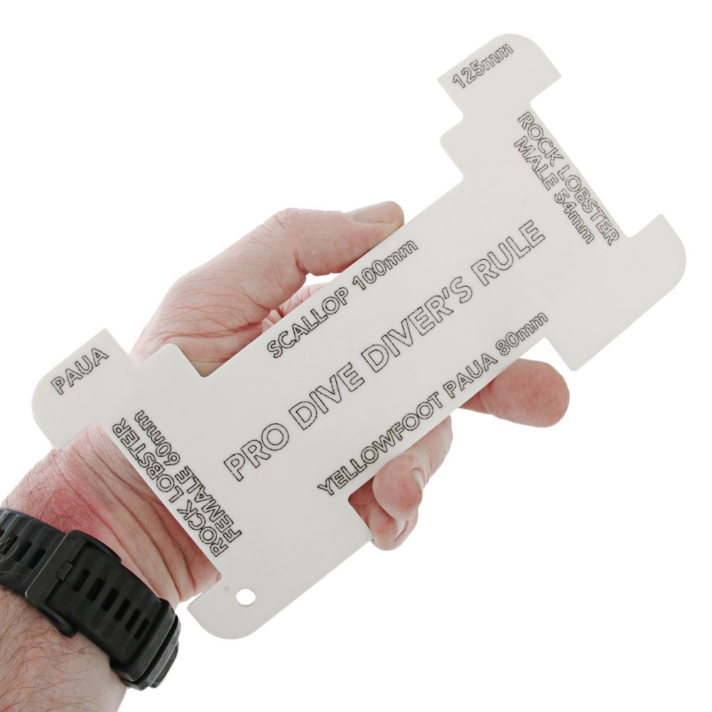 Pro-Dive Plastic Cray and Shellfish Measure - NZ Made