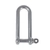 Stainless Steel Captive Pin Long D Shackle - 5mm Packaged