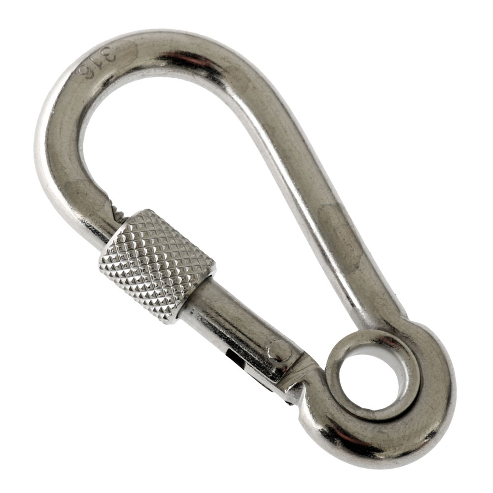 Stainless Steel Carabiner Hook - 60mm